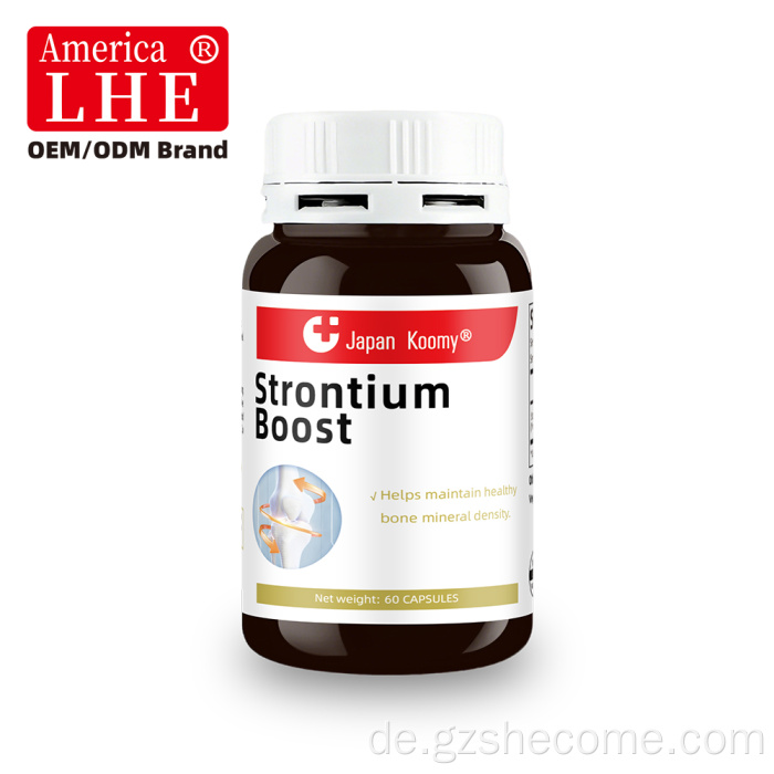 Shecome Strontium Boost Capsule Knochendichte-Mineralunterstützung